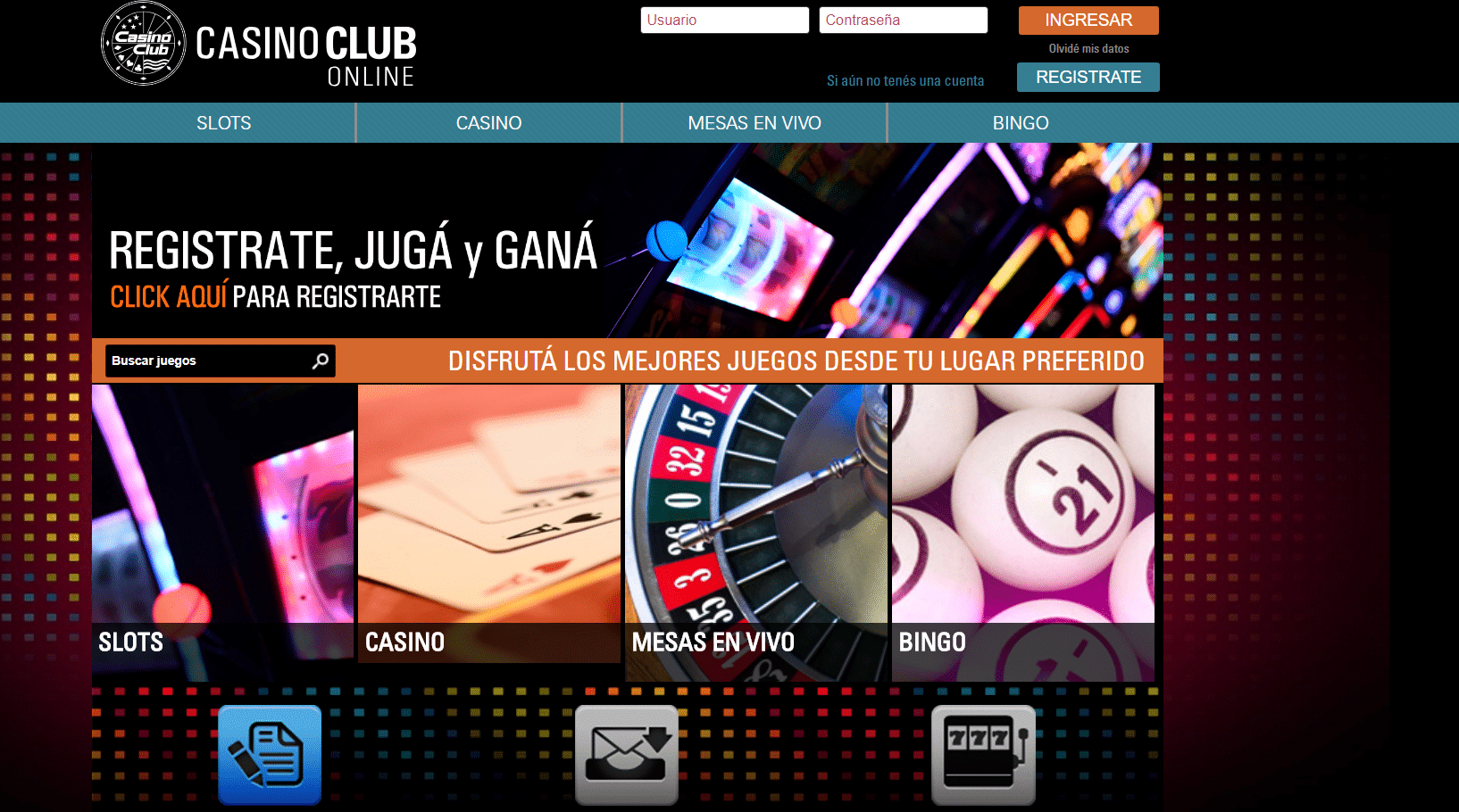 C&oacute;digo promocional Casino Club en l&iacute;nea - Reg&iacute;strese hoy