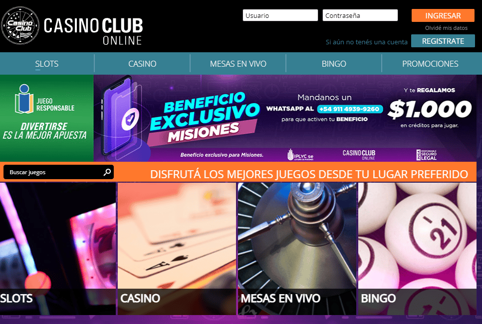 Casino Club Online, una rese&ntilde;a del operador