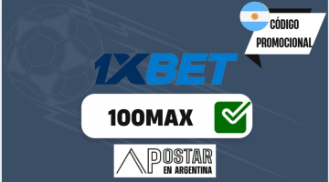 C&oacute;digo promocional 1xbet &ldquo;100MAX&rdquo;: 100% hasta $220.000